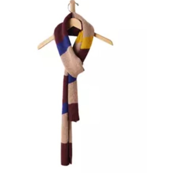 New Free people Carina Swirl Scarf Colorblock - Picture 2 of 2